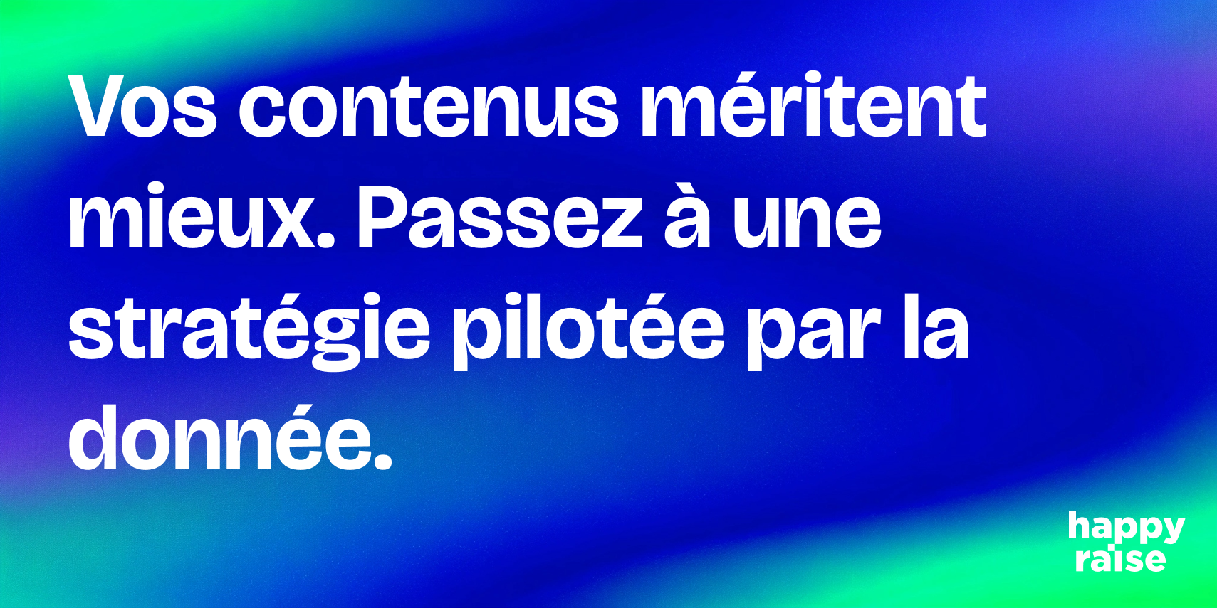Illustration stratégie de contenu data-driven en B2B : pilotage par la donnée pour optimiser l’impact.