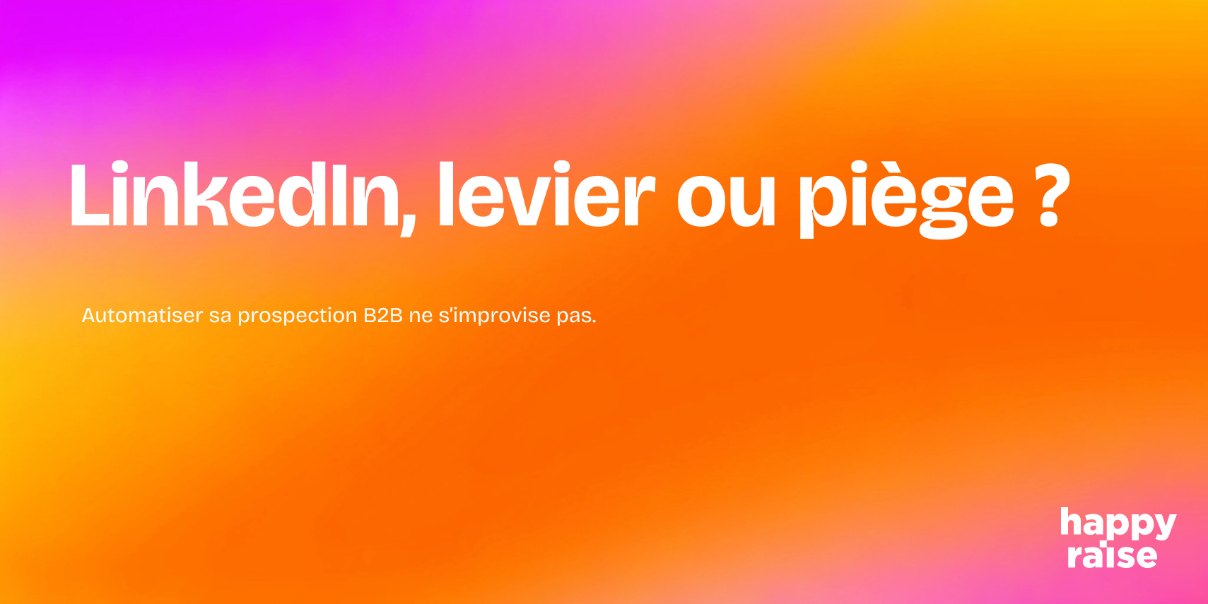 Illustration d’une automatisation LinkedIn en action dans un contexte B2B PME