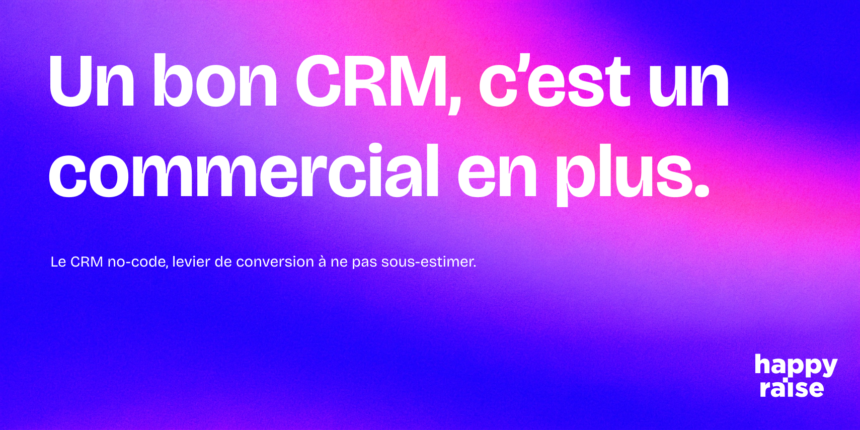 Visuel moderne avec texte soulignant le risque de pertes commerciales dues à un CRM mal structuré dans une PME agile.