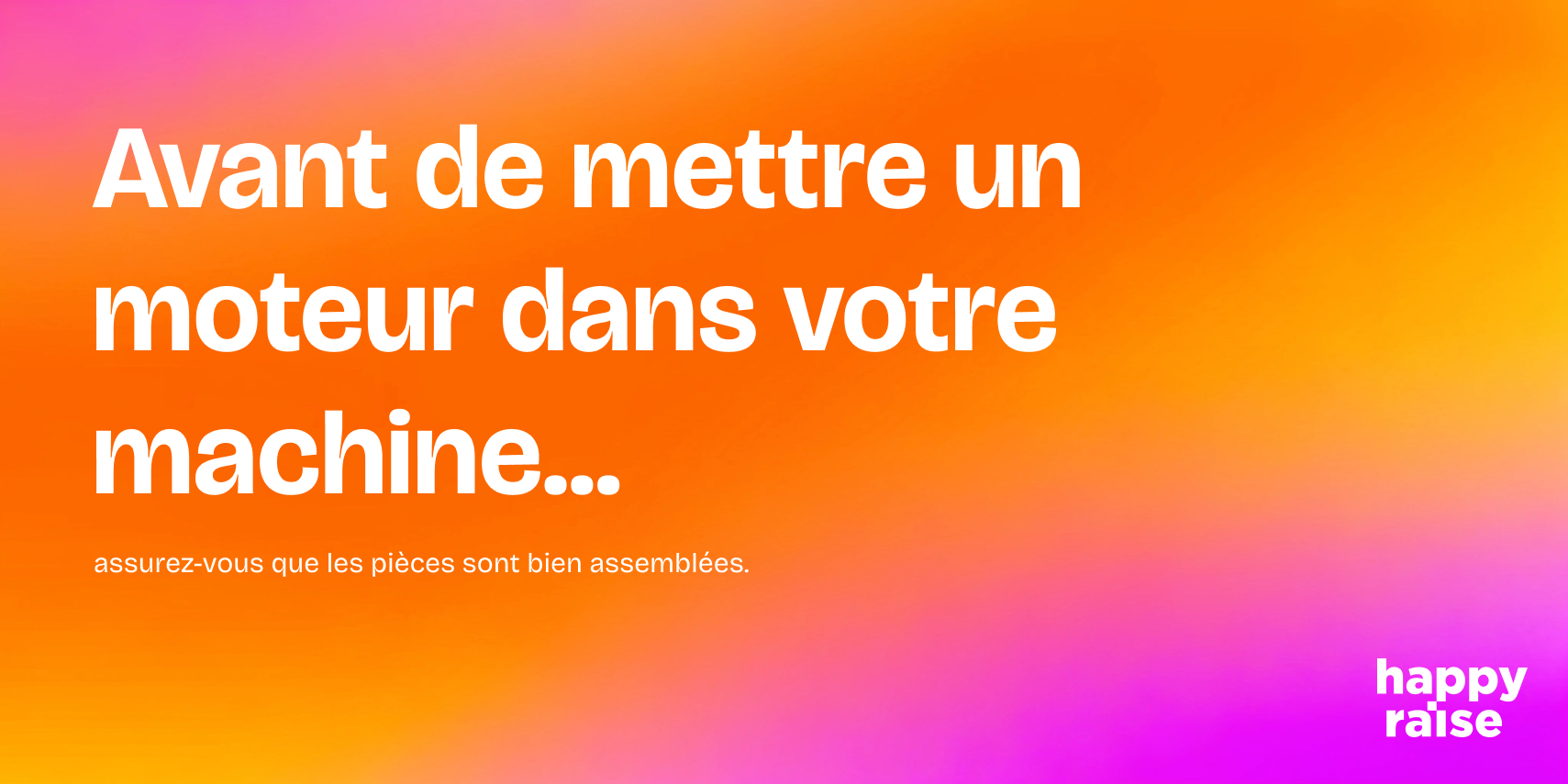 Texte affiché sur fond coloré illustrant l’importance de structurer son marketing avant toute automatisation.